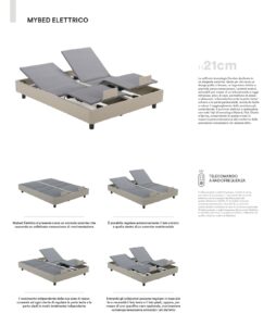 scheda tecnica my bed elettrico dorelan