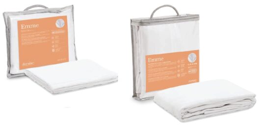coprimaterasso e copriguanciale emme