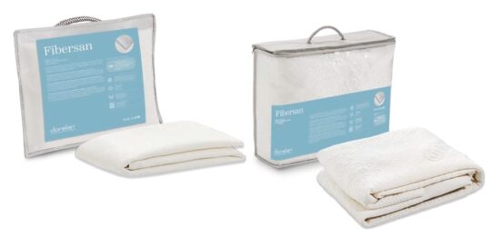 coprimaterasso e copriguanciale fibersan